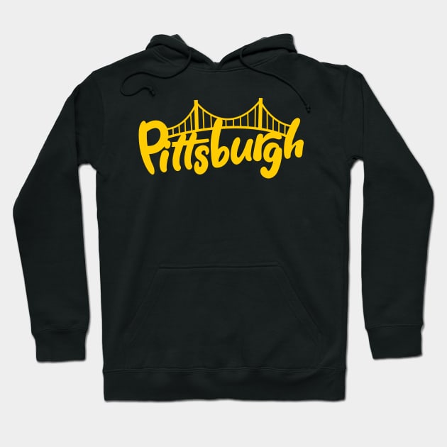 Pittsburgh Bridge Shirt Hoodie by ObiPatricKenobi